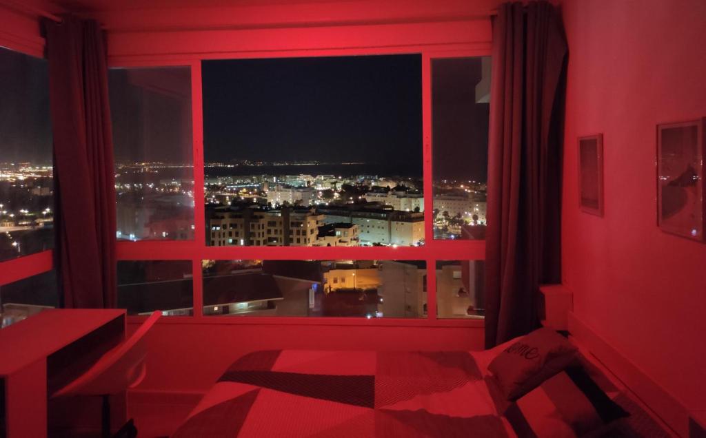 Posteľ alebo postele v izbe v ubytovaní Aqua Apartment