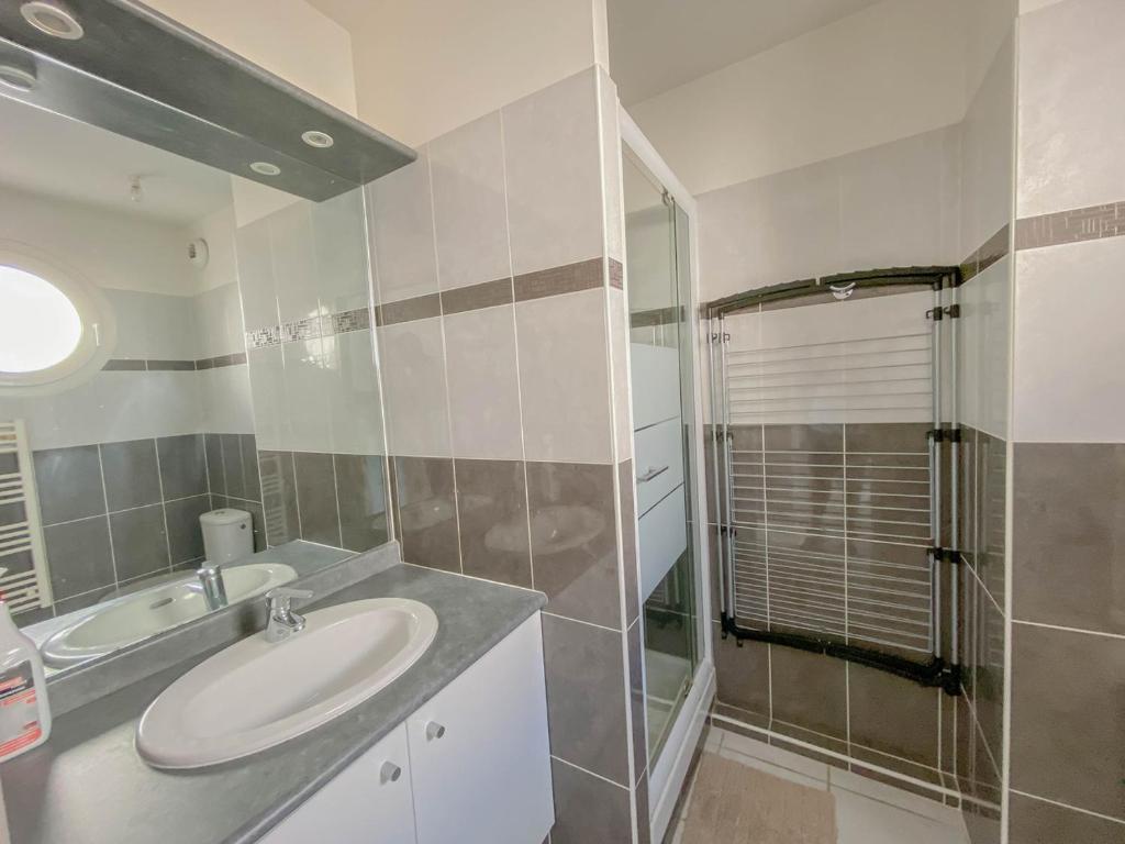 Koupelna v ubytování SUPERBE APPARTEMENT 47 m2, TRES CALME