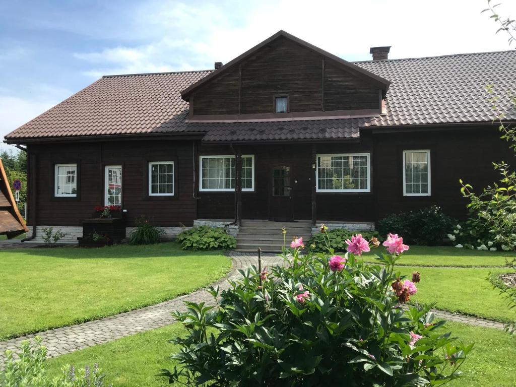 Vonkajšia záhrada v ubytovaní Miły Apartament