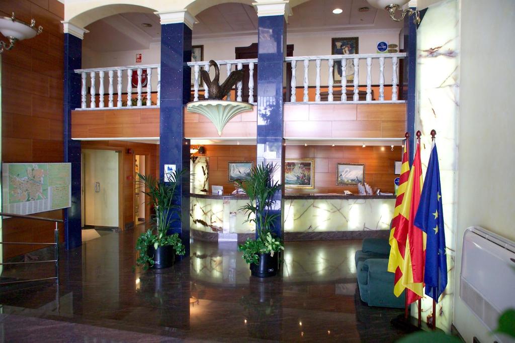Vstupní hala nebo recepce v ubytování Hotel El Cisne