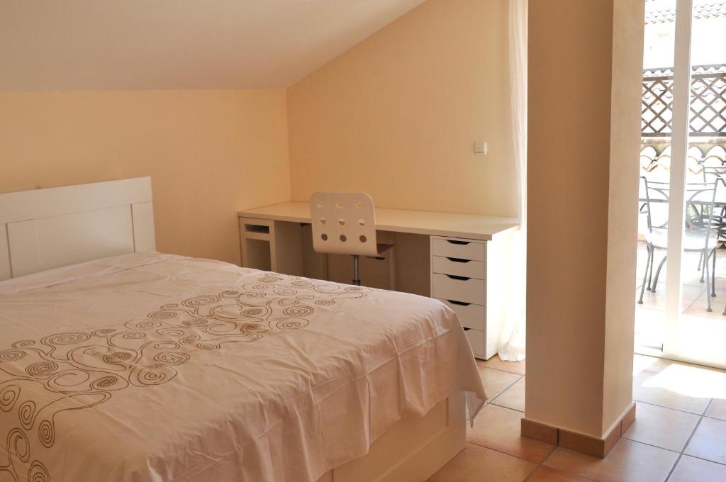 Posteľ alebo postele v izbe v ubytovaní Penthouse with amazing terrace and Altea sea views