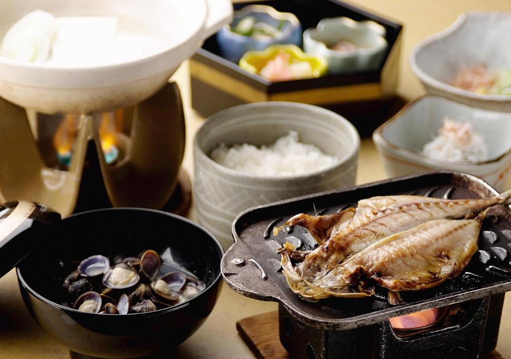 Makanan di atau berdekatan ryokan
