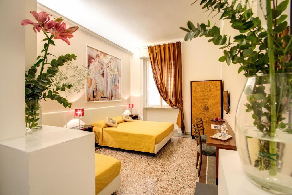 Posteľ alebo postele v izbe v ubytovaní Roma In Una Stanza Guesthouse