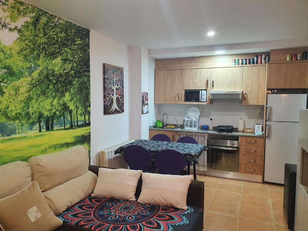 Kuchyň nebo kuchyňský kout v ubytování Apartamento Almenara Nova Almenareta