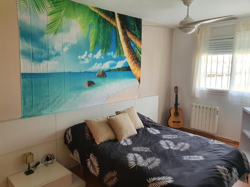 Postel nebo postele na pokoji v ubytování Apartamento Almenara Nova Almenareta