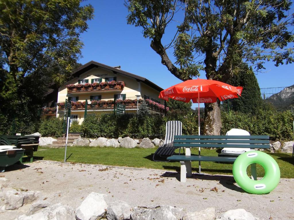 Zahrada ubytování Pension Salzburger Hof