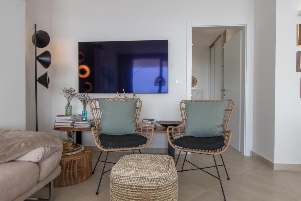 Posedenie v ubytovaní Villa Smaragd - Perle - Luxury Apartments With Shared Pool