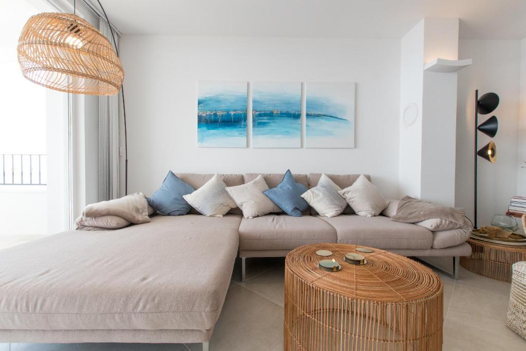 Posteľ alebo postele v izbe v ubytovaní Villa Smaragd - Perle - Luxury Apartments With Shared Pool