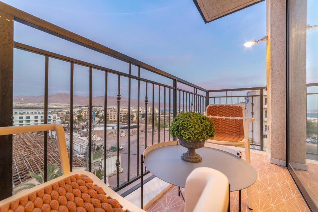 Balkón nebo terasa v ubytování Stay Eilat