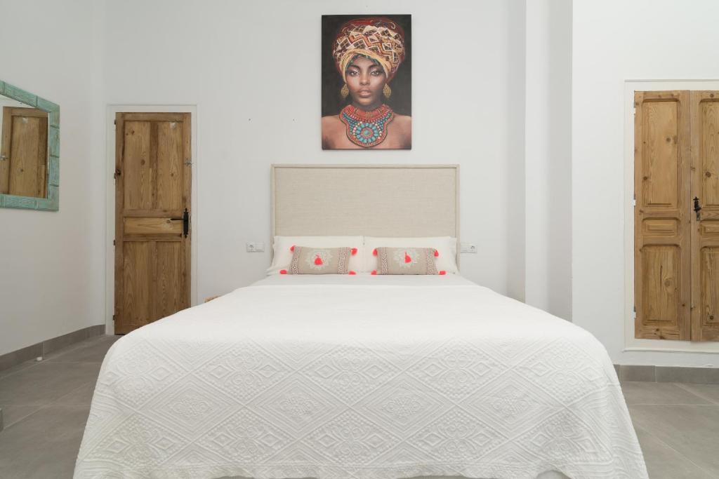 Posteľ alebo postele v izbe v ubytovaní Apartamento Juan de Austria