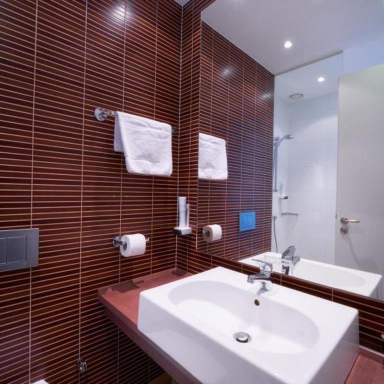 Koupelna v ubytování Wellness Hotel GREEN PARADISE