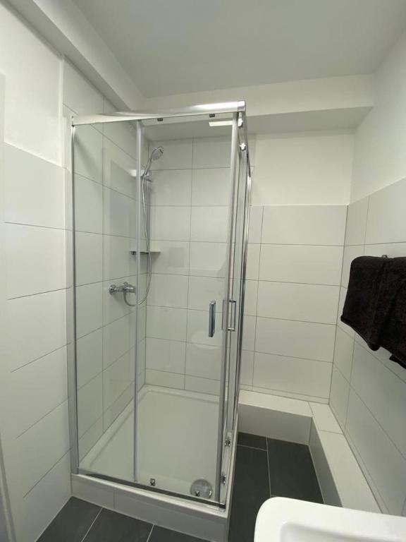 Koupelna v ubytování Appartement No 5