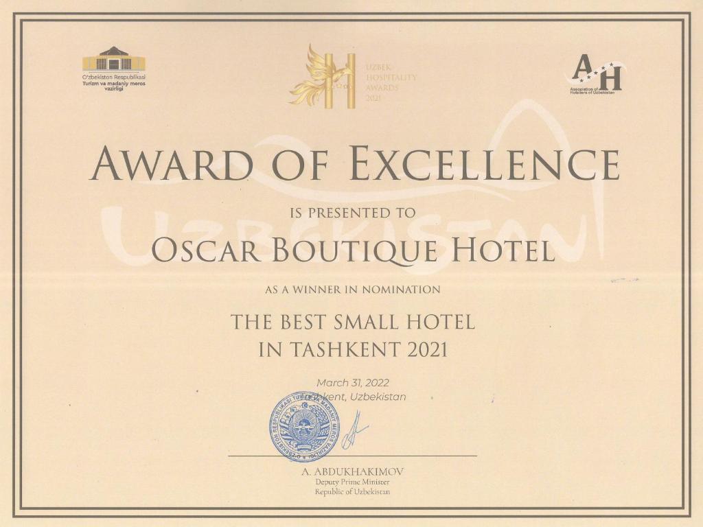 Oscar Boutique Hotel Tashkent Rooms – Oscar Boutique Hotel photo,  overview, rooms and rates, services and facilities, map and location  – Oscar Boutique Hotel Tashkent reservation