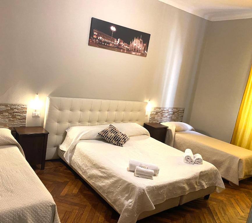 Carlo Goldoni Hotel客房内的一张或多张床位