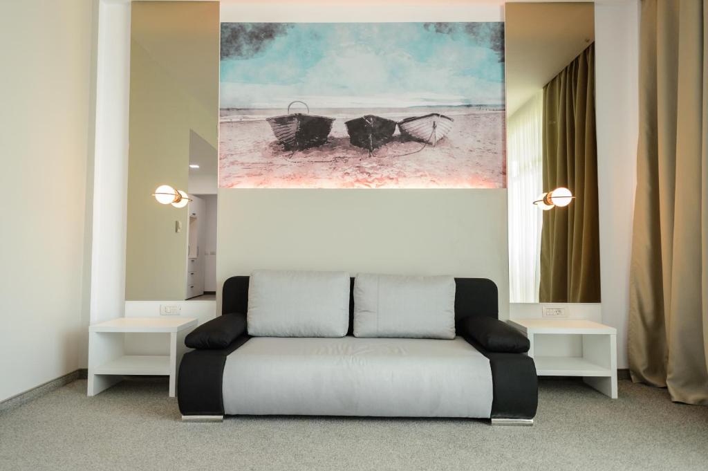 Posezení v ubytování Mirage Medspa Hotel