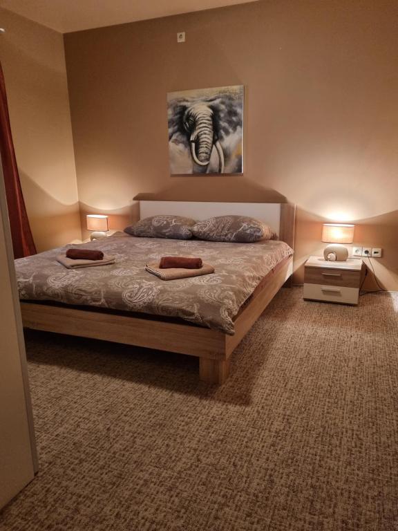 Postel nebo postele na pokoji v ubytování Apartment Lilly