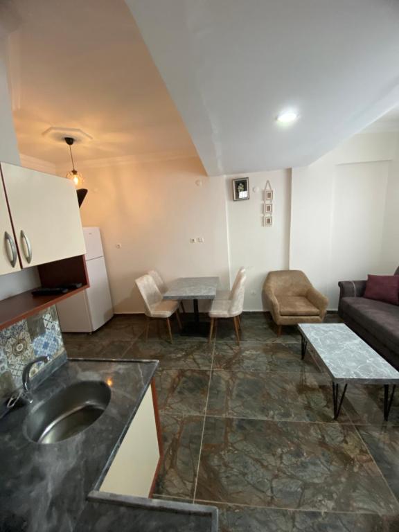 Χώρος καθιστικού στο Sempati Apart Hotel