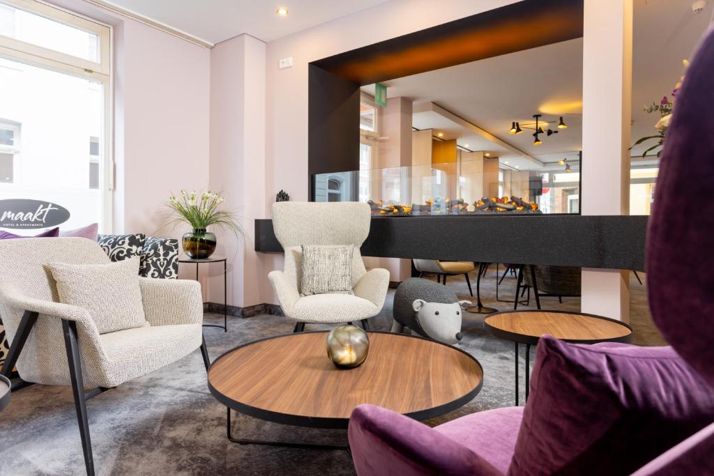 Posezení v ubytování maakt Hotel