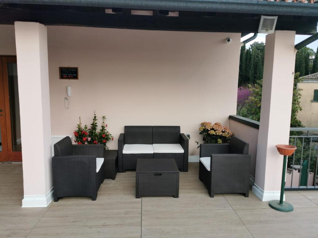 Een zitgedeelte bij Hotel Meridiana