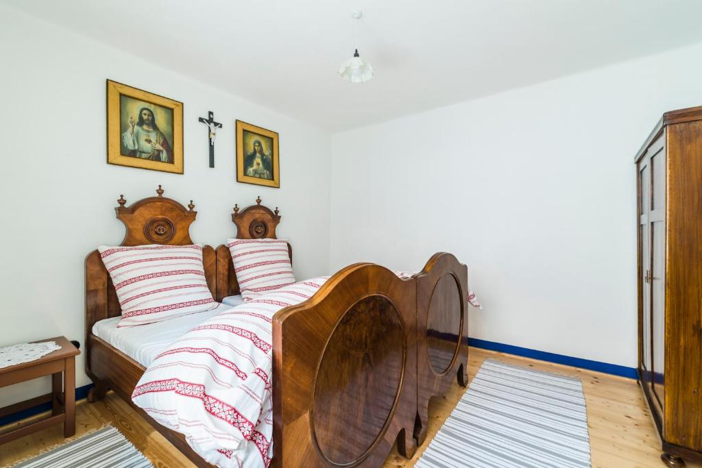 Postel nebo postele na pokoji v ubytování Penzion Berdina