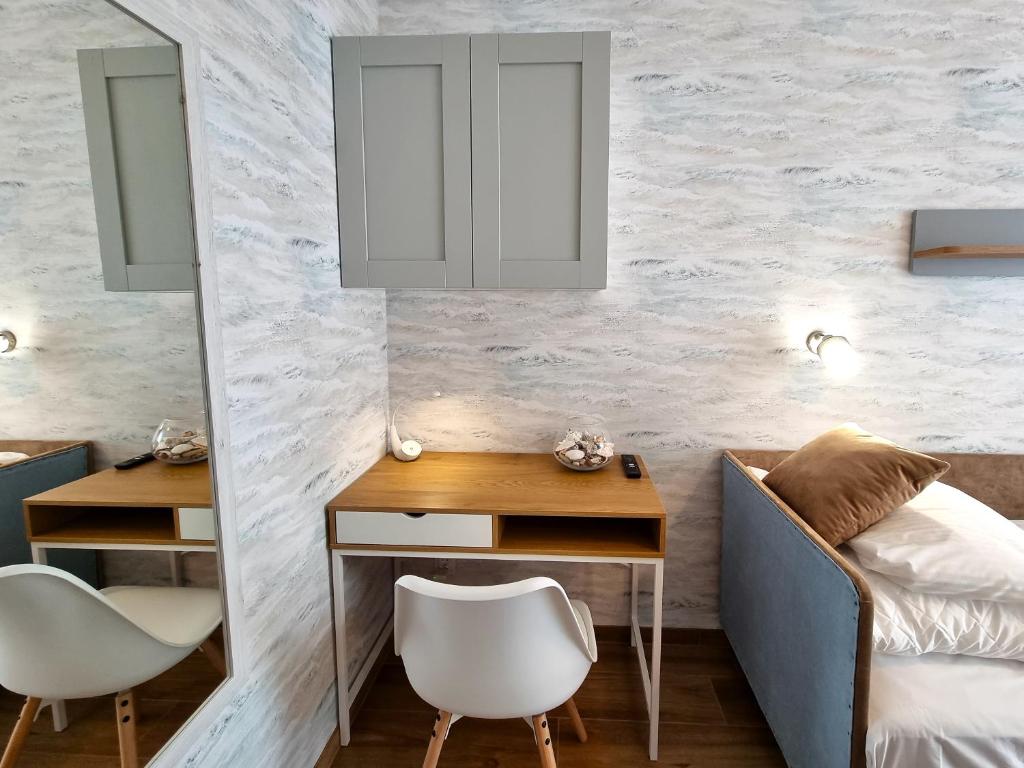 Posedenie v ubytovaní Apartamenty Na Fali w Gąskach - 365PAM