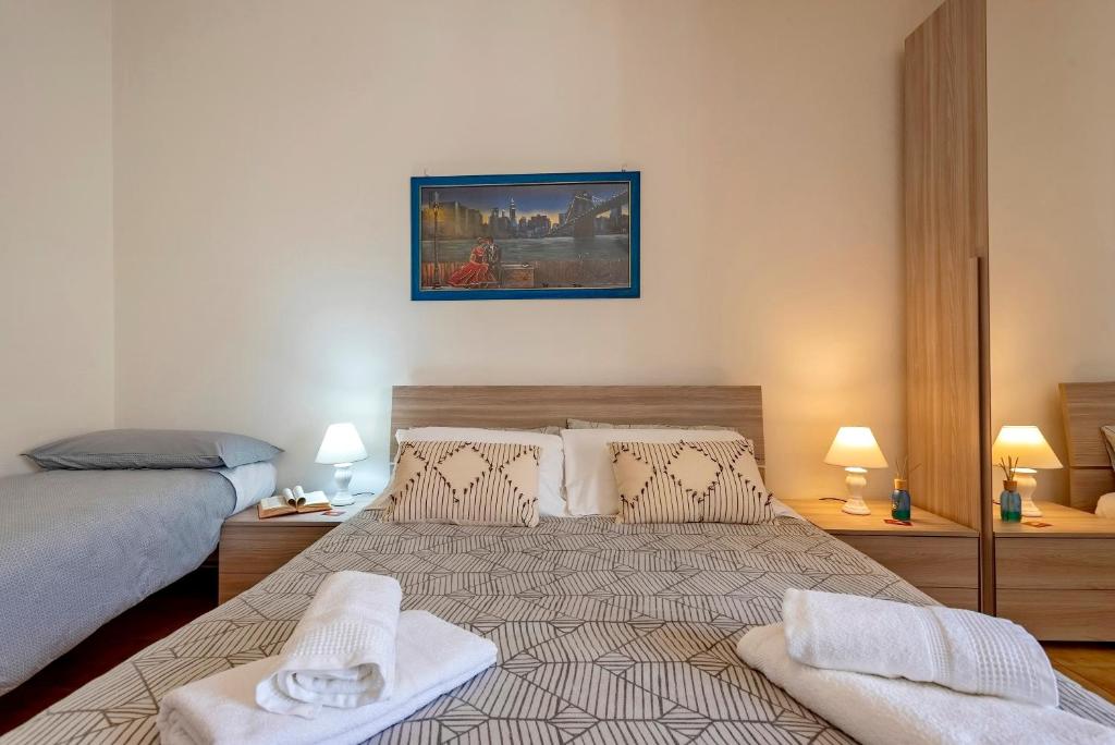 Postel nebo postele na pokoji v ubytování Sardinia rooms