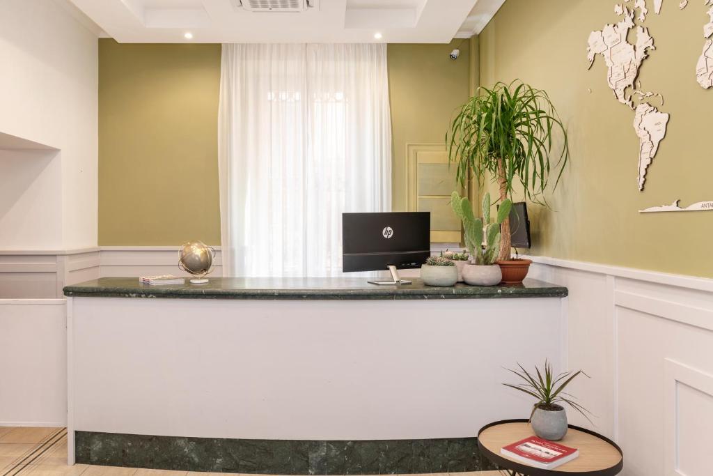 TV a/nebo společenská místnost v ubytování Hotel Parker - Gruppo BLAM HOTELS