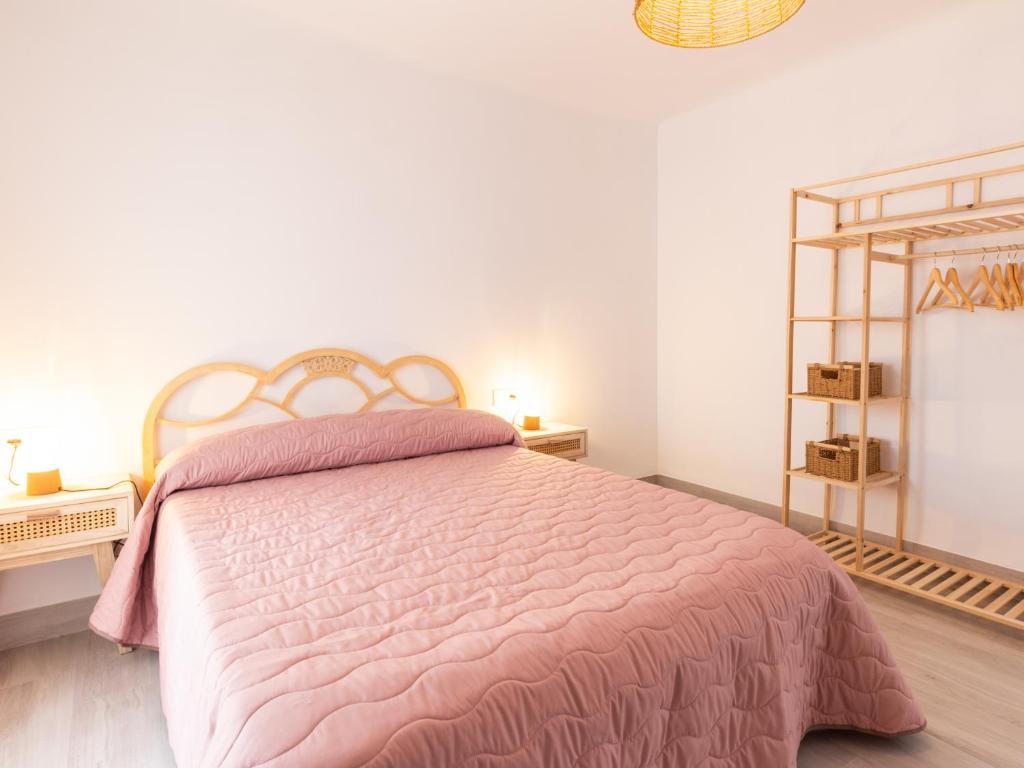 Posteľ alebo postele v izbe v ubytovaní Casa La Alberquilla