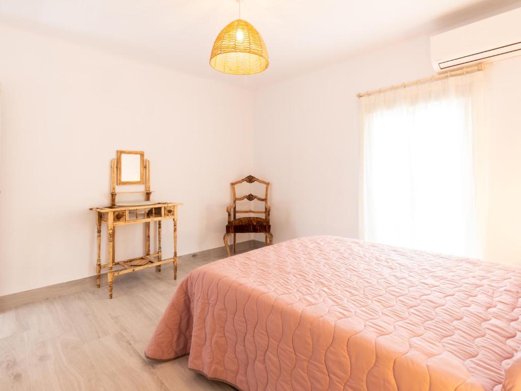 Posteľ alebo postele v izbe v ubytovaní Casa La Alberquilla