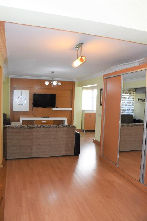 Kuchyň nebo kuchyňský kout v ubytování Dinara Hotel