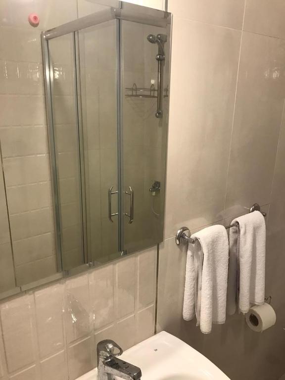 Koupelna v ubytování Assos No9 Hotel