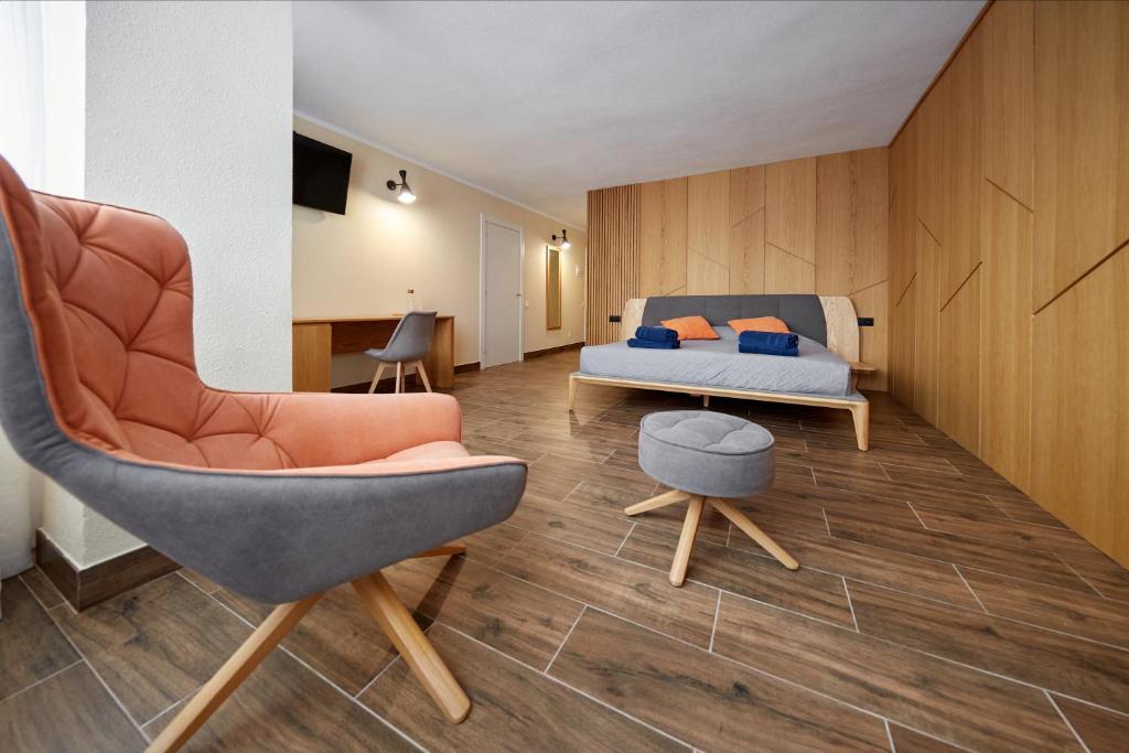 Postel nebo postele na pokoji v ubytování El Patio Hostal