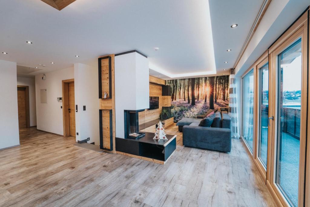 Posezení v ubytování Apartklusiv Kaltenbach
