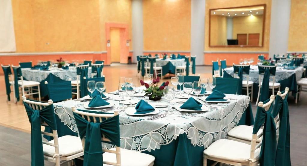 Restaurace v ubytování GS Jerocs Tlaxcala