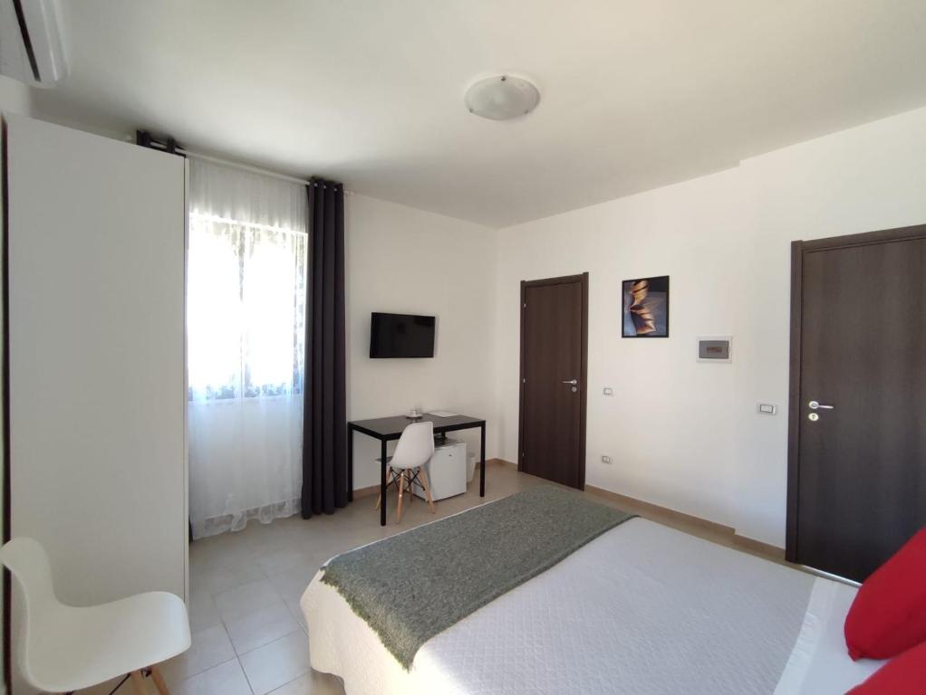 Posteľ alebo postele v izbe v ubytovaní Cristian Rooms