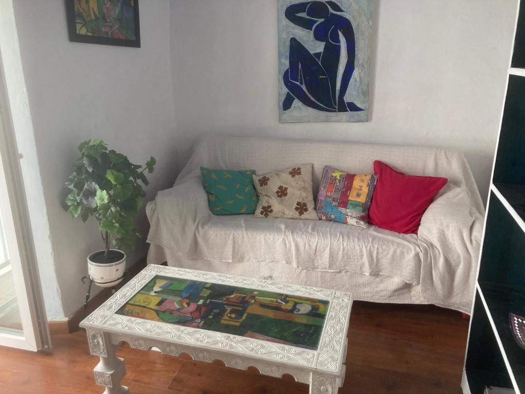 Posezení v ubytování Casa Amparo casco histórico