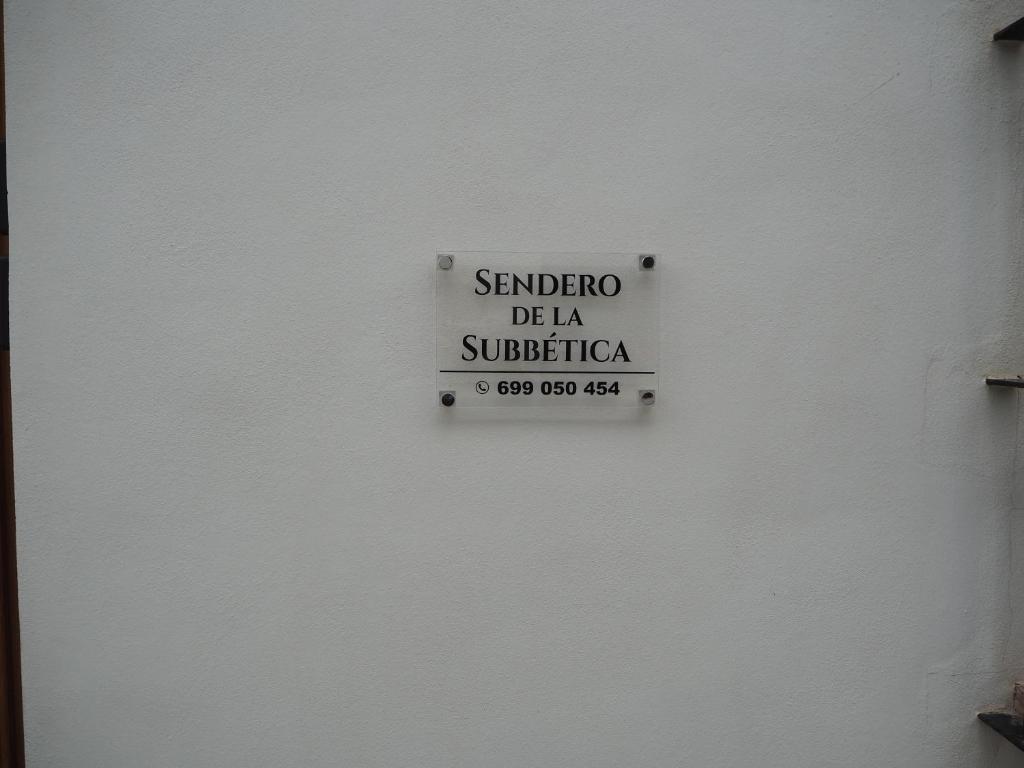 Certifikát, hodnocení, plakát nebo jiný dokument vystavený v ubytování Sendero de la Subbetica - Apartamentos Turisticos en Zuheros - Holiday Home