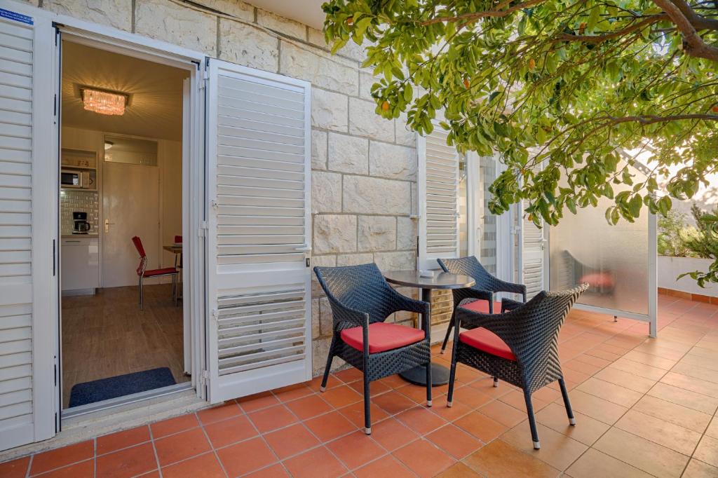 Patio nebo venkovní prostory v ubytování Apartments Zicara