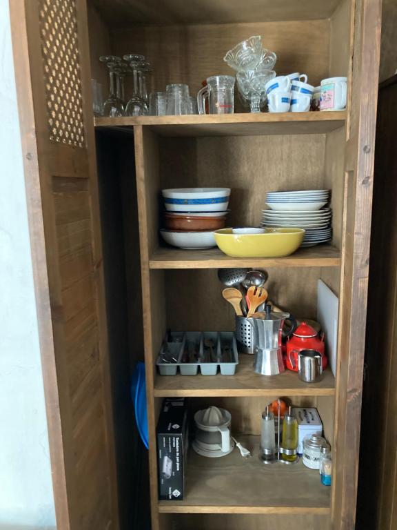 Kuchyň nebo kuchyňský kout v ubytování Casa Amparo casco histórico
