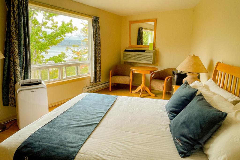 Cama o camas de una habitación en Glenghorm Beach Resort