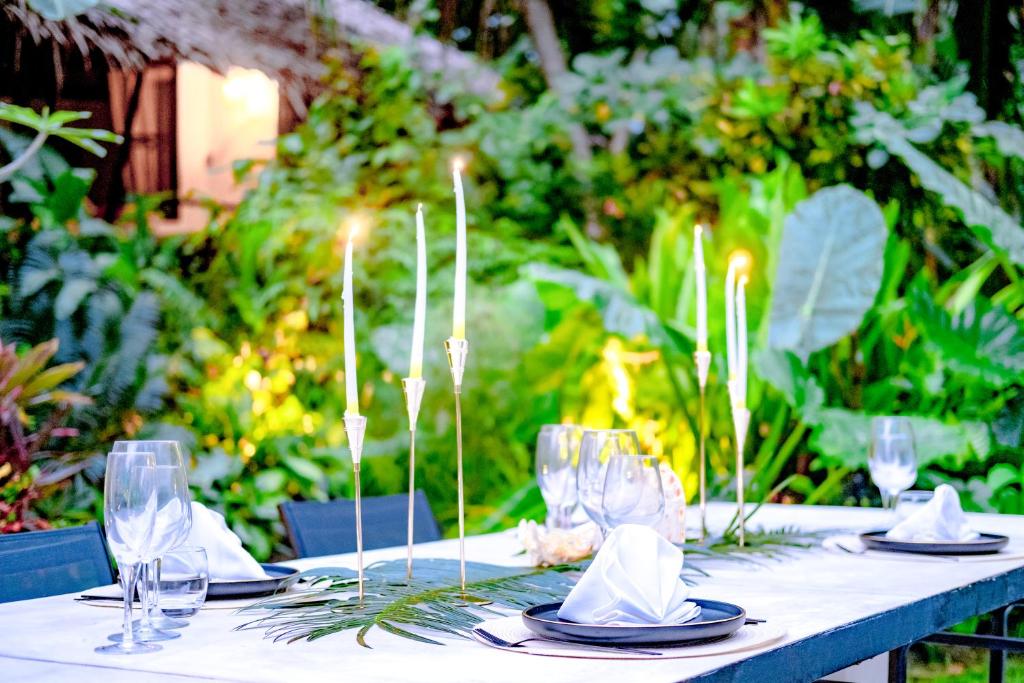 Zahrada ubytování kawayan villa siargao