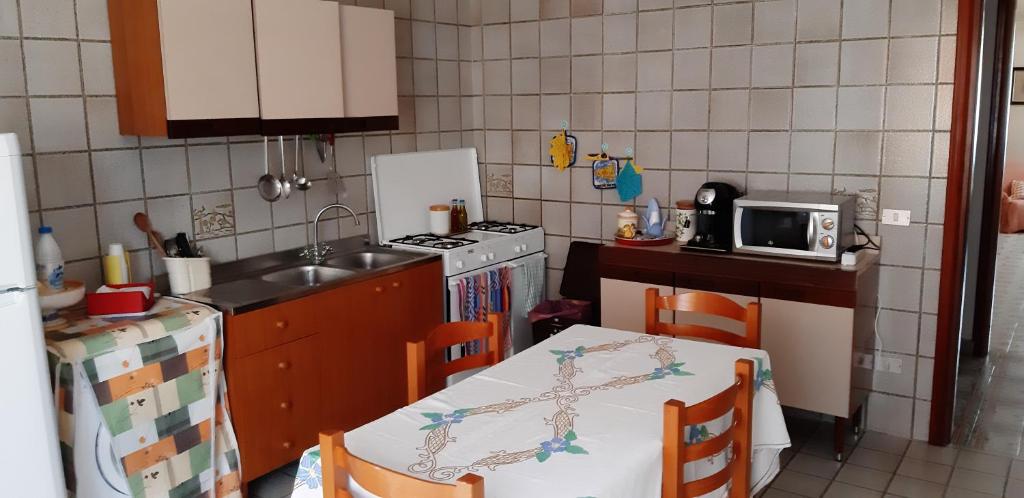 Kuchyň nebo kuchyňský kout v ubytování Siculiana Homelidays