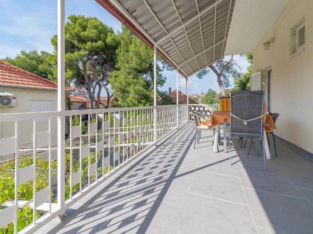 Balkon lub taras w obiekcie Apartmani Lucia Biograd