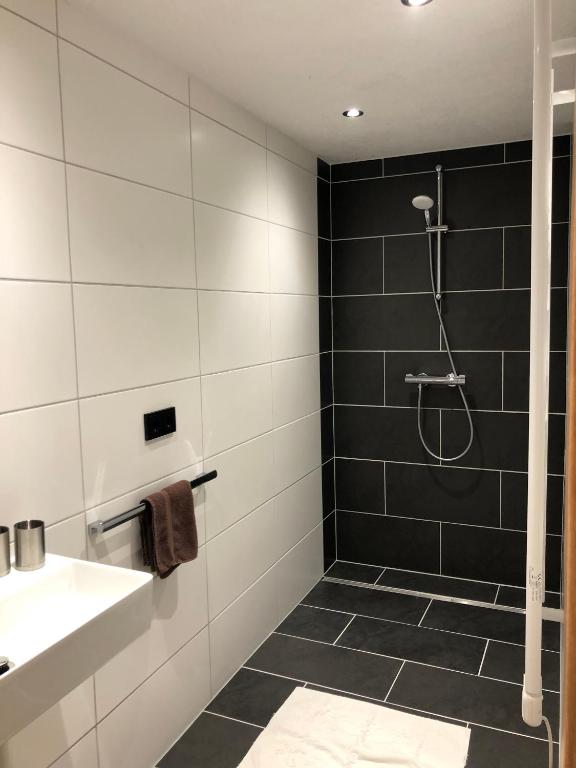 Baðherbergi á Ferienhof Oberer Gollmitzer
