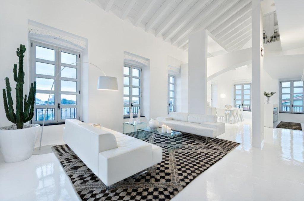 Posezení v ubytování Loft di design a Loano in località Borgo Castello