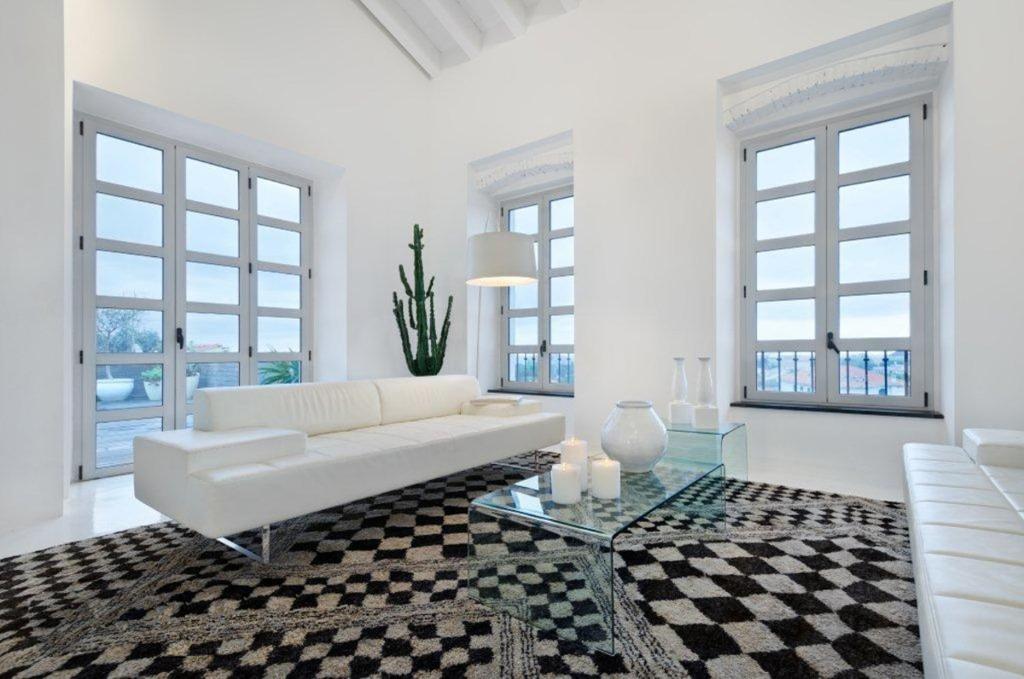 Posezení v ubytování Loft di design a Loano in località Borgo Castello