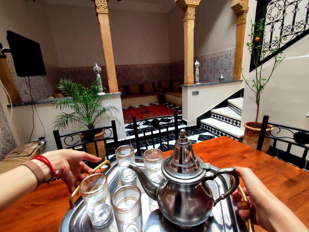 Posezení v ubytování Riad Nour Resorts-Riad Nour Travel