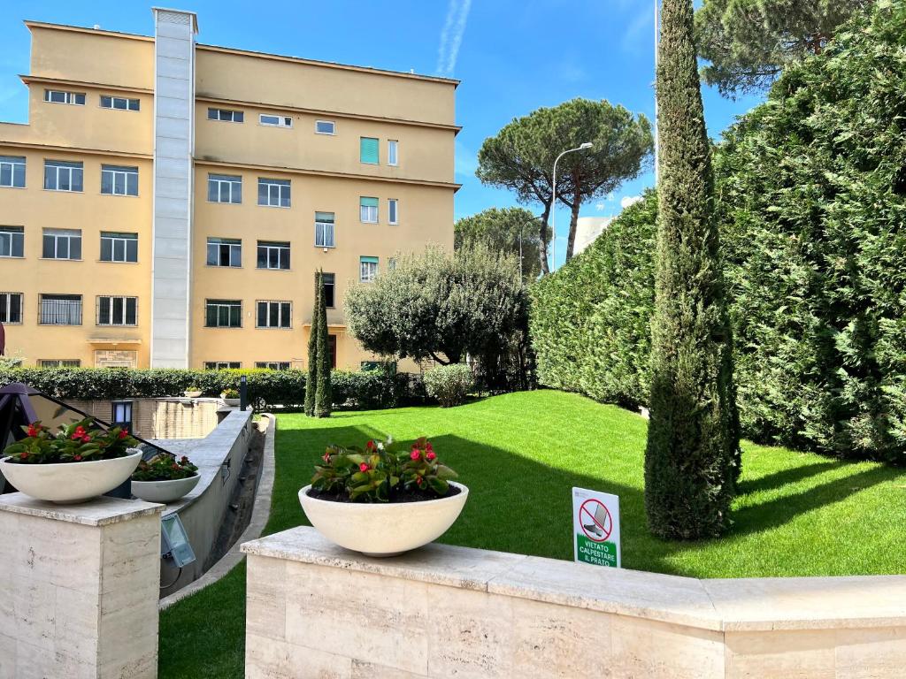 Zahrada ubytování Gemelli Hotel