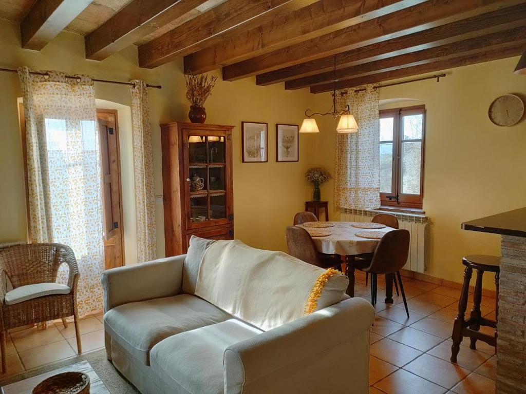 Posezení v ubytování Casa Serra de Dalt