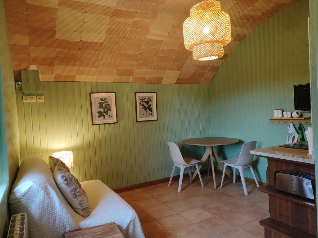 Posezení v ubytování Casa Serra de Dalt